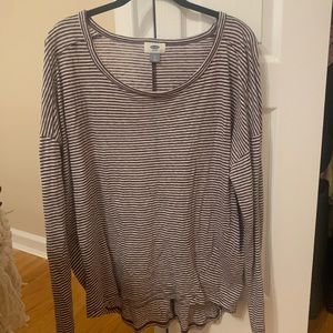 Striped long sleeve shirt